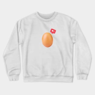 World Record Egg Merch (Egg from Instagram) Crewneck Sweatshirt